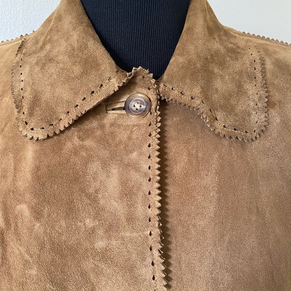 Suede Leather Jacket 🧥 - Picture 7 of 11